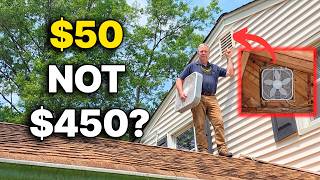A Box Fan in Your Attic Hatch Moves More Air Than Your AC Does