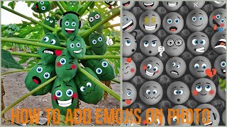 HOW TO ADD EMOJIS ON PICTURES | MOBILE PHOTOGRAPHY | TRENDING PHOTO | PICSART |TUTORIAL  #PICSART screenshot 4