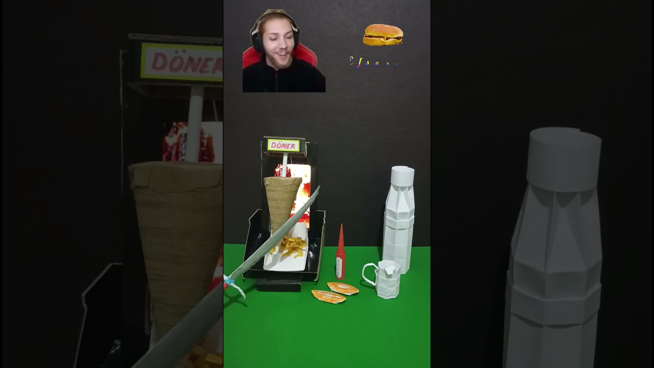 EFSANE D&Ouml;NER 🔥🔥🔥 Kağıttan D&ouml;ner EFSANESİ 🔥🔥🔥 #keşfet #efsaned&ouml;ner #shawarma #donerkebab #amazing