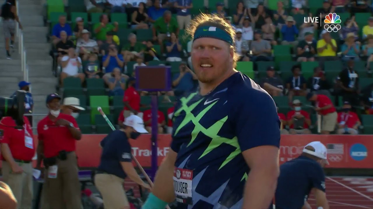 SHOT PUT WORLD RECORD SHATTERED BY RYAN CROUSER! YouTube