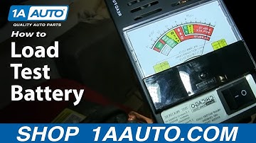 How To Perform a Battery Load Test to Check Battery Condition