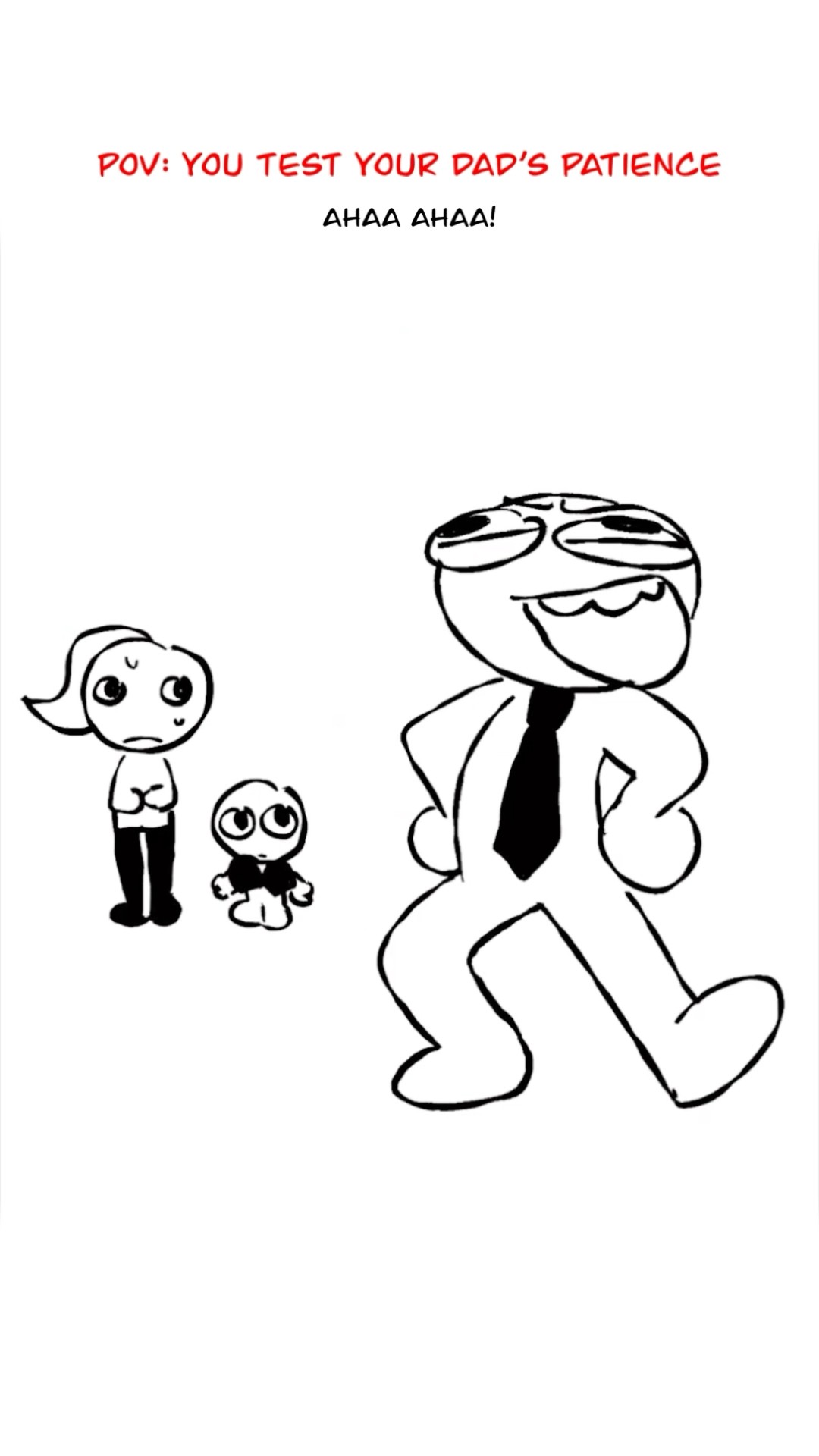 Making Dad Angry ? (Animation Meme) #shorts