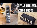[ $7 ] DIY modular synth Dual VCA V2164 IC based / compatible SSI2164 , SSM2164 , AS2164