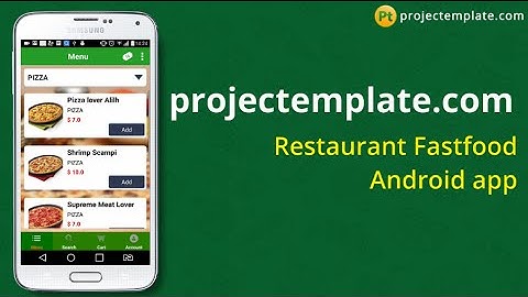 Restaurant Fastfood Android App source code