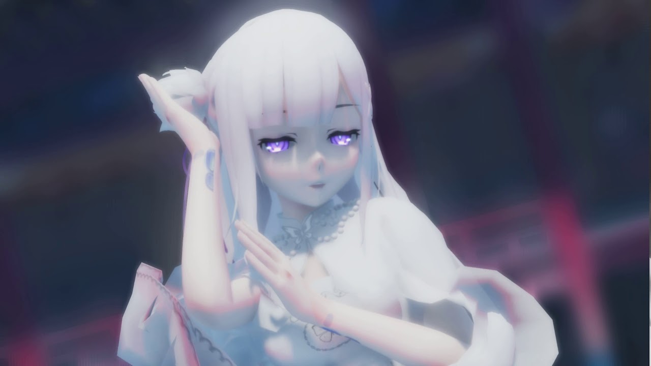 MMD 桃源戀歌 (Emilia)