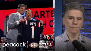 New England Patriots &#39;trusted own evaluations&#39; of Drake Maye | Pro Football Talk | NFL on NBC