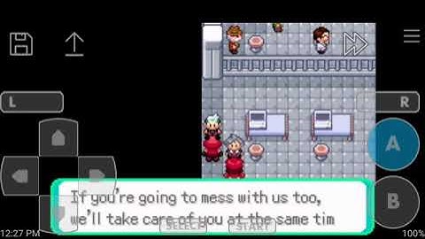 Emerald Boss Battle : Magma Leader Maxie & Magma Admin Tabitha