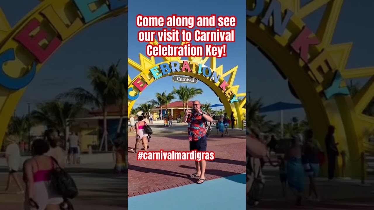 Come along on our Carnival Mardi Gras cruise as we visit the Bahamas and Celebration Key!