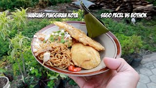 Sarapan Nasi Pecel Khas Ponorogo, masih dimasak pakai pawon kayu!