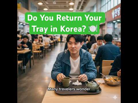 Do You Return Your Tray in Korea? 🍽️