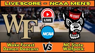 🔴 Wake Forest Demon Deacons vs NC State Wolfpack | NCAA Men’s Basketball | Live Score December 30