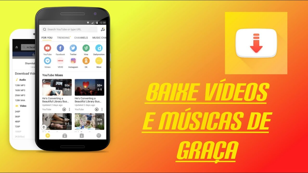 Como baixar vídeos e músicas (SnapTube) - YouTube