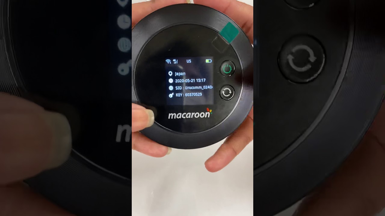 Macaroon pocket wifichange language and connect wifi YouTube