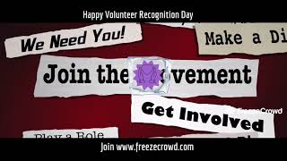 Happy Volunteer Recognition Day