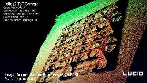 Helios2 3D Camera - Real-Time Image Accumulation Example
