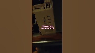 Mitsubishi error code in inverter AC ||PCB error code show||