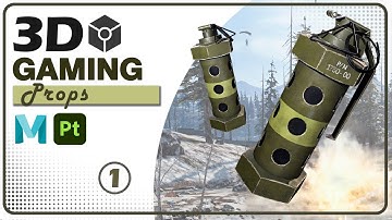 3D Flashbang Grenade Modeling Tutorial Part 1| #3d #modelling #tutorial #youtube #youtuber #vfx