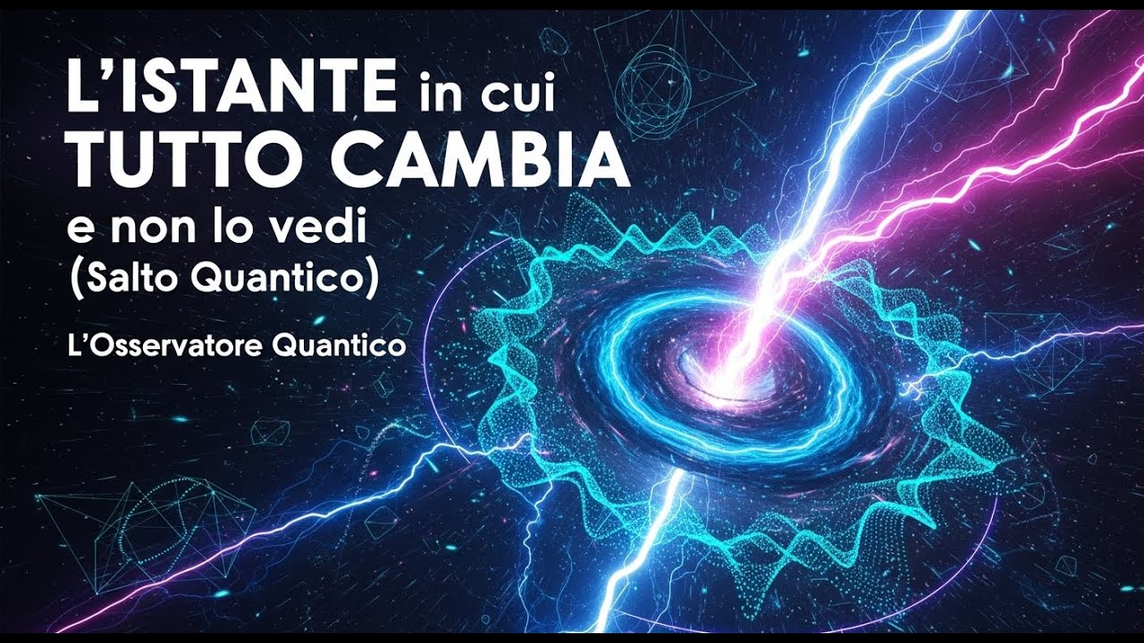 L’ISTANTE in cui TUTTO CAMBIA e non te ne accorgi (Salto Quantistico) | L’Osservatore Quantico