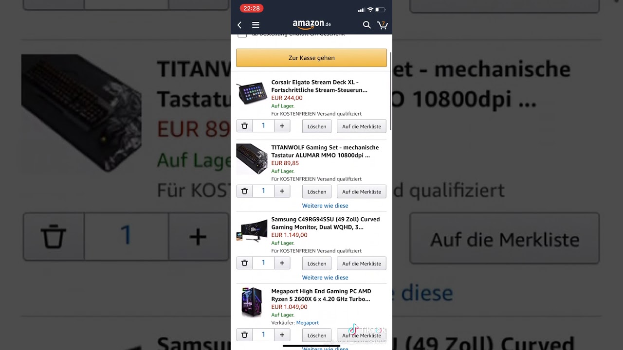 Neues setup das ich mir kaufen werde