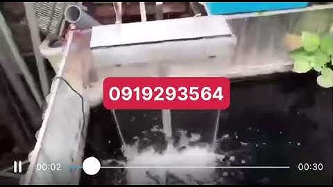 Thiết bị tạo màn nước, thiết bị tạo thác nước inox có hướng dẫn lắp đặt