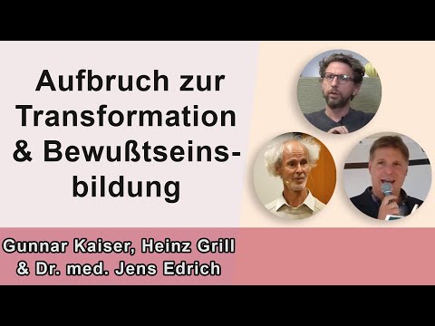 Gunnar Kaiser, Heinz Grill und Dr. med.Jens Edrich im Gespräch: Was will der innerste Mensch in uns?