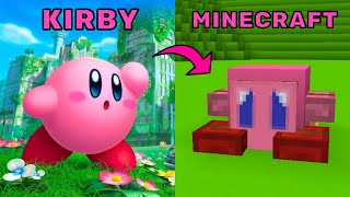How To Build Kirby In Minecraft! (Java\/Bedrock)