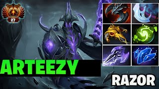 Dota 2 Razor Arteezy 19 wins in a row Epic Game ComeBack is Real!!!!!