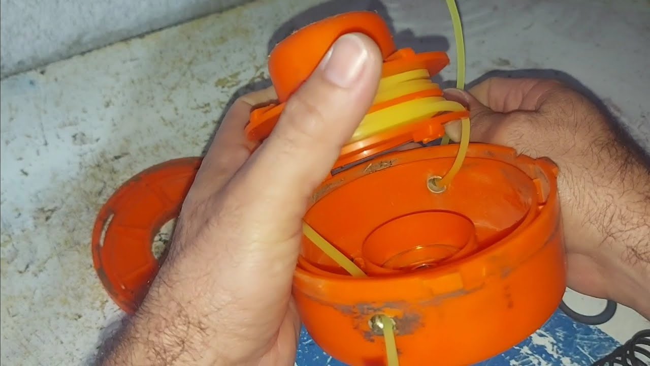 COMO COLAR NILON NO CARRETEL DA ROÇADEIRA NAKASAKI