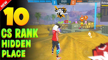 🔥 TOP 10 HIDDEN PLACES IN KALAHARI MAP 🔥 | CS RANK TIPS TRICKS | FREE FIRE CLASH SQUAD AFTER UPDATE