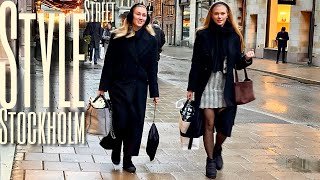 Декабрьский Нордический уличный стиль | Снег и слякоть в Стокгольме ❄️| Модные тренды Зима 2023/2024