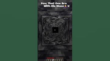 When Your Bro Finally Gets Netherite Mace 😂 #minecraft #shorts