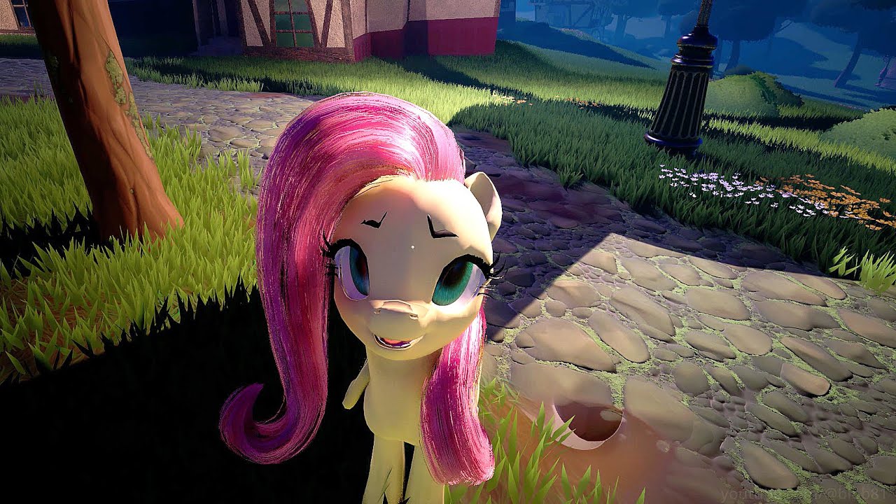 Ponyville night walk (now with ponies)