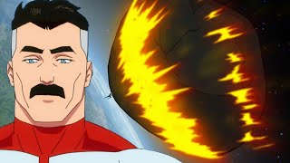 Omniman TEACHES Invincible to catch an ASTEROID | Invincible Episode 5