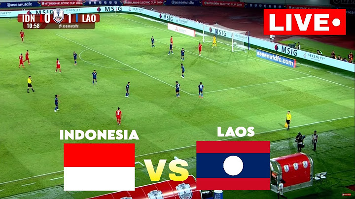 🔴LIVE: Indonesia vs Laos I  AFF Championship 2024 | Match Streaming  - efootball gameplay videogame