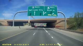 Leaving NW Arizona into SW Utah on I-15 continuing north through beautiful St. George.