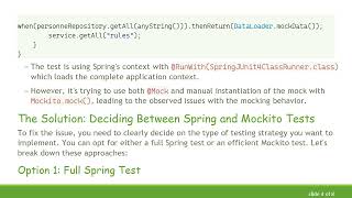 Solving the Mock is Not Mocking Issue in Spring Framework Tests Wealth