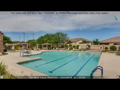 708 West Calle Montero, Sahuarita, AZ home video tour