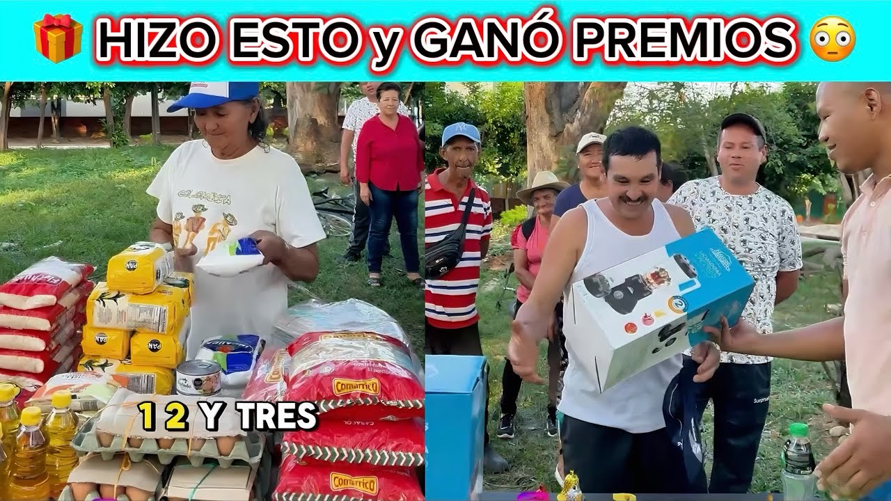 #viral 😱Mira Volvió a Suceder 🫣Ganan Mercado y Premios Así❤️ #family #love