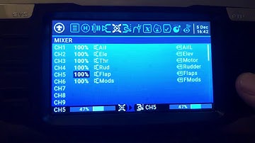 OpenTX / FrSky - Channel Mix - Flaperons