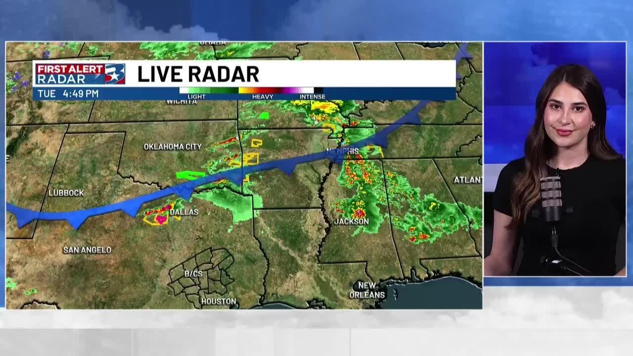 Periods of rain and storms expected through the rest of the week - YouTube