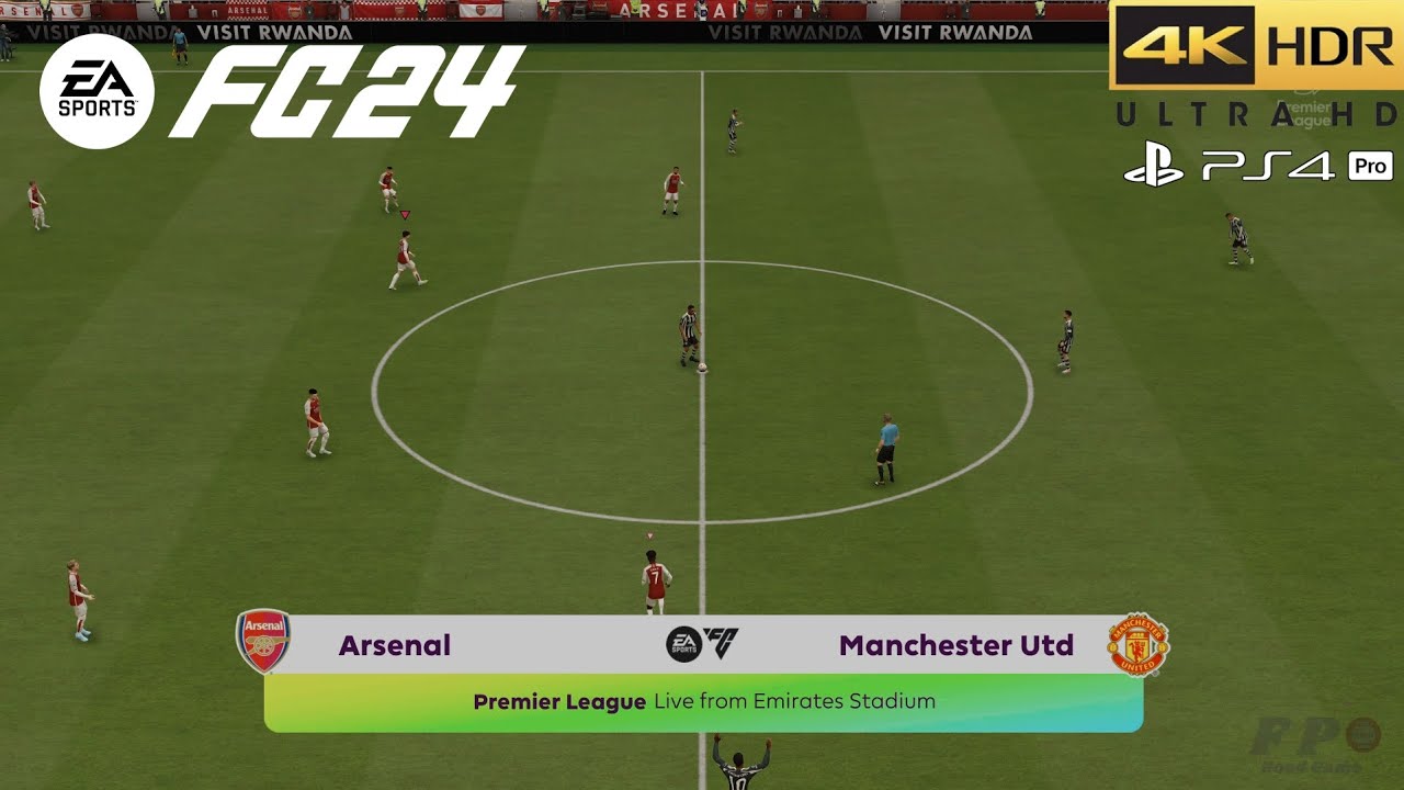 EA Sports FC 24 Playstation 4 Pro Old Gen Gameplay - Arsenal Vs