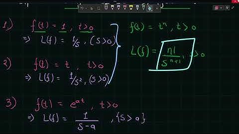Laplace Transform | Overview & Laplace Transform of Elementary Function