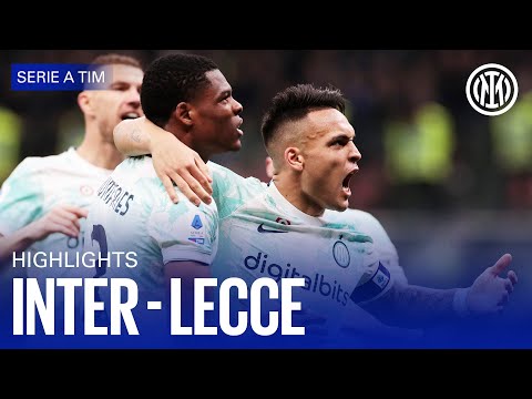 INTER 2-0 LECCE | HIGHLIGHTS | SERIE A 22/23 ⚫🔵🇮🇹