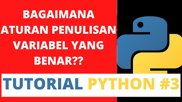 Aturan Penulisan Variabel yang Benar dalam Python || Python Indonesia #3