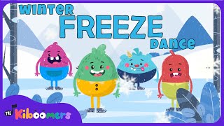 winter freeze dance the kiboomers preschool movement songs brain breaks