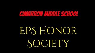 Cimarron MS: 2021 EPS MS Honors Program