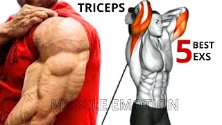 5 BEST TRICEPS WORKOUT AT GYM