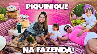 FIZEMOS UM PIQUINIQUE NA FAZENDA PARA O DIA DAS MÃES!!!