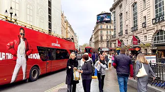 London City Vibes 🎄 Exploring The Streets Of London 2024 🇬🇧 4K Virtual Walking Tour