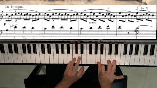 Libro Burgmuller: L'adieu / Part 1 PIANO FACIL